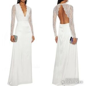 Cami NYC White Lace Maxi Dress